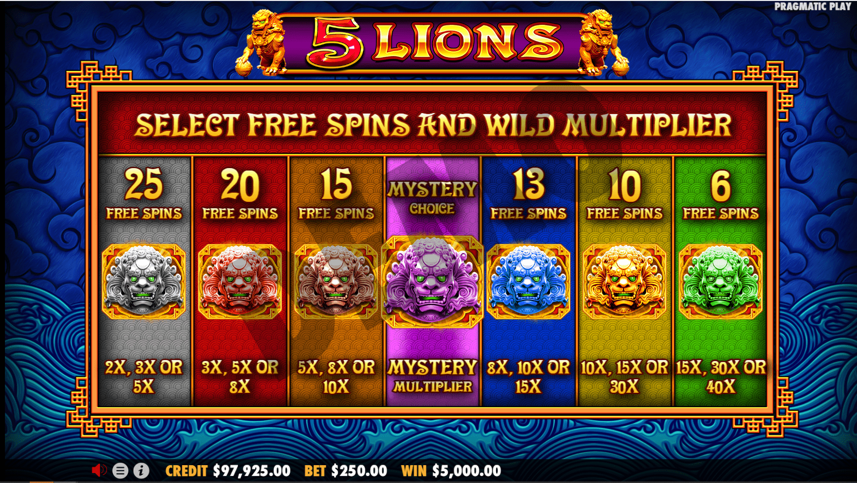 5 Lions Game Image #4