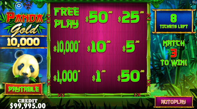Panda Gold 10,000 Game Image #1