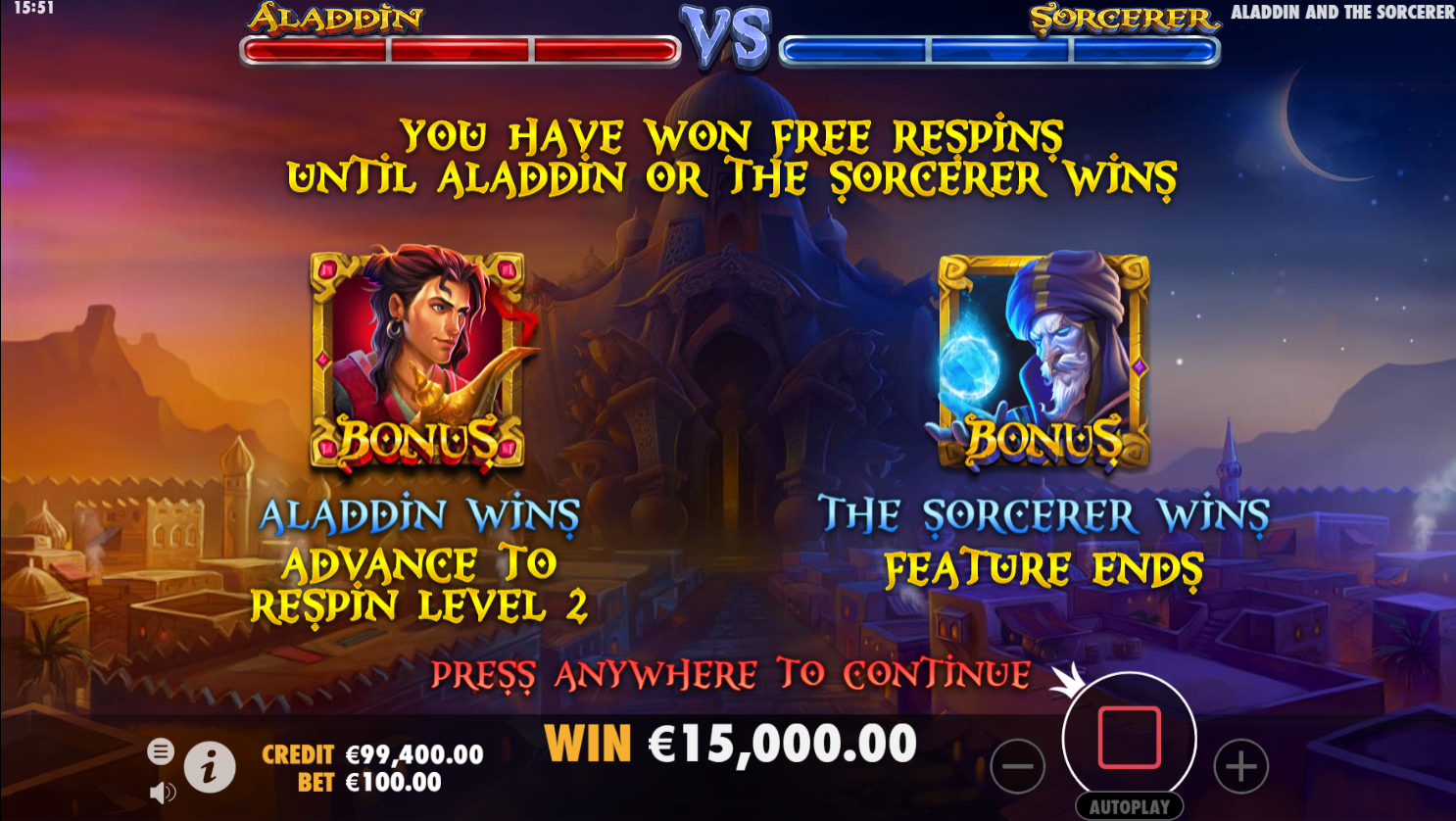 Aladdin and The Sorcerer Game Image #4