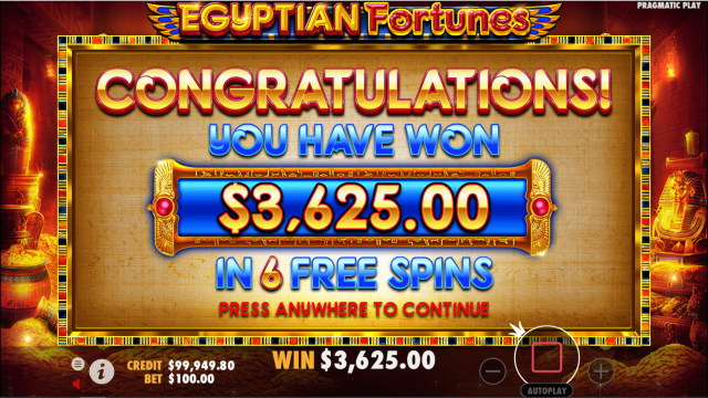 Egyptian Fortunes Game Image #5