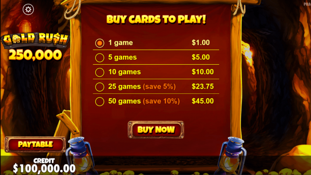 Gold Rush 250.000 Game Image #0