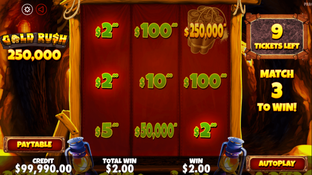 Gold Rush 250.000 Game Image #1