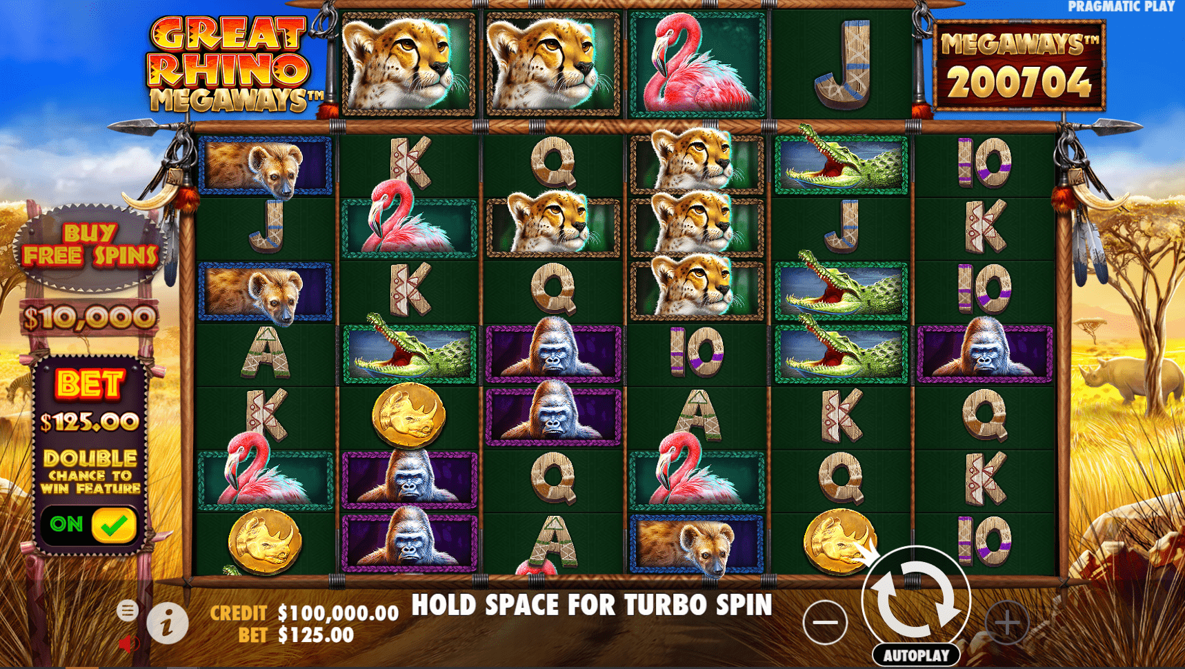 Great Rhino Megaways Game Image #8