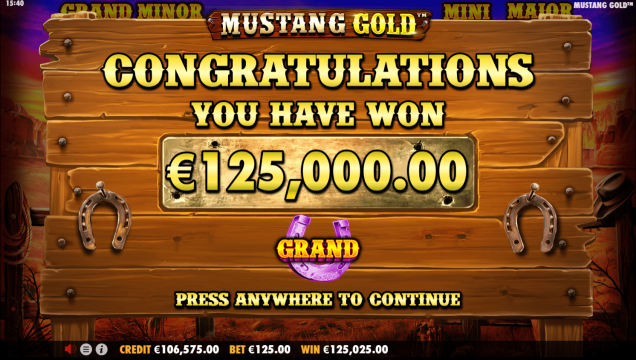 Mustang Gold Game Image #8