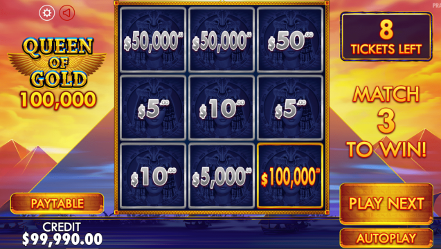 Queen of Gold 100.000 Game Image #1