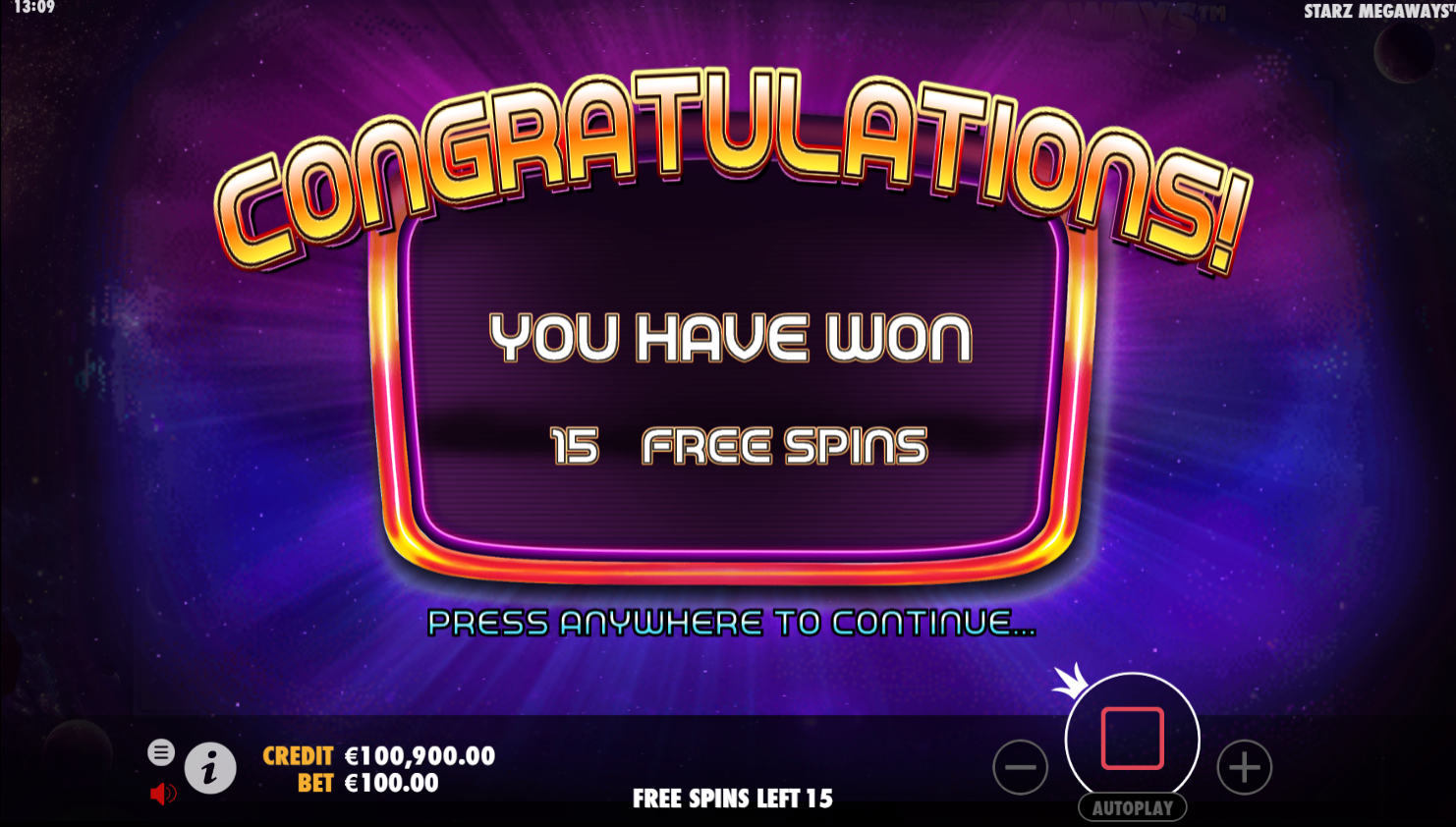 Starz Megaways Game Image #5