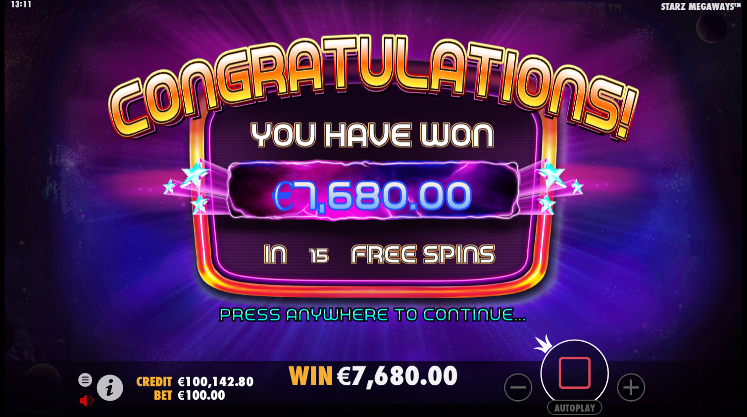 Starz Megaways Game Image #8