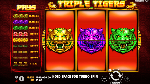 Triple Tigers Game Image #0