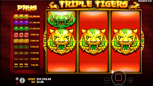 Triple Tigers Game Image #1