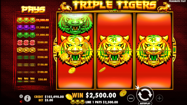 Triple Tigers Game Image #2