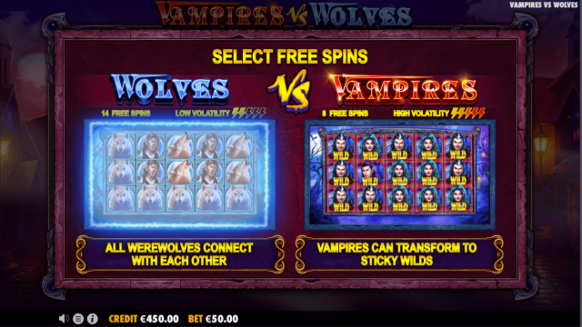 Vampires vs Wolves Game Image #2
