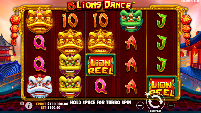 5 Lions Dance Game Image #0