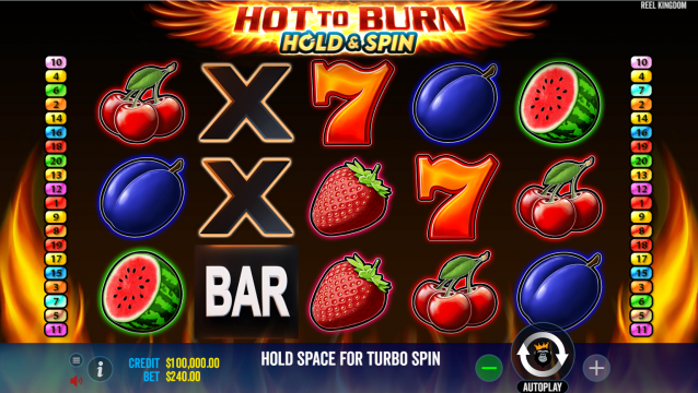 Hot to Burn Hold & Spin Game Image #0